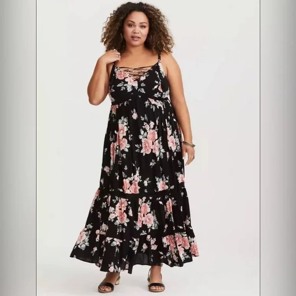 torrid | Dresses | Torrid Black Floral Tassel Maxi Dress Romantic Cottagecore Lace Up Plus 3x | Poshmark torrid | Dresses | Torrid Black Floral Tassel Maxi Dress Romantic Cottagecore Lace Up Plus 3x | Poshmark
